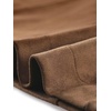 image:imageAllegra K Faux Suede Blazer for Women Lapel Collar Button Front Long Sleeve Jacket Casual Office WearBrown