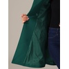 image:imageAllegra K Winter Pea Coats for Women Shawl Lapel Overcoat Single Breasted Belted Long Trench CoatDark Green