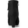 image:imageAllegra K Womens Chunky Heel Platform Ankle Boots  Round Toe Side Zipper Heel 3 17 Inches Party Halloween days Christmas Days Dating EveningBlack