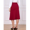 image:imageAllegra K Womens Fishtail Skirt Business Causal SkirtsDark Red