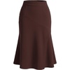 image:imageAllegra K Womens Fishtail Skirt Business Causal SkirtsDark Brown