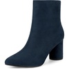 image:imageAllegra K Womens Pointy Toe Side Zip Block Heel Ankle Boots  Chunky Heel Side Zipper Heel 31 Inches Party Halloween days Christmas Days Dating EveningNavy Blue