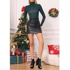 image:imageAllegra K Peep Toe Ankle Boots for Women Back Zip Chunky Heel Platform Boot  3 89 inches Heel Booties with Back Zipper Womens OpenToe Bootie Comfort Fall Winter Dress Casual BootsBlack