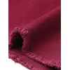 image:imageAllegra K Womens Basic Distressed High Waist Ripped Hem Washed Jeans Denim SkirtDeep Red