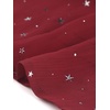 image:imageAllegra K Womens Choker V Neck Gilding Metallic Star Halloween Party Flared ALine DressDark Redstars