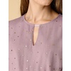 image:imageAllegra K Womens Choker V Neck Gilding Metallic Star Halloween Party Flared ALine DressLight Purple