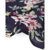 image:imageAllegra K Womens Floral Skirt Tiered Ruffle Print Chiffon ALine Cute Summer Flowy Mini SkirtsDark Blue Red