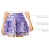 image:imageAllegra K Womens Floral Skirt Tiered Ruffle Print Chiffon ALine Cute Summer Flowy Mini SkirtsPurple
