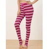 image:imageAllegra K Womens Leggings Striped Tights High Waist Elastic Waistband Party Yoga Stirrup PantsHot Pinkstripe