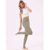 image:imageAllegra K Womens Leggings Striped Tights High Waist Elastic Waistband Party Yoga Stirrup PantsYellow Bluestripe