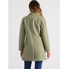 image:imageAllegra K Womens Notched Lapel Peacoat Double Breasted Trench Winter Coat  Raglan Long Sleeve Outerwear Elegant Overcoat Pockets Fully lined Work Office Business CasualPea Green