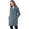 image:imageAllegra K Womens Notched Lapel Peacoat Double Breasted Trench Winter Coat  Raglan Long Sleeve Outerwear Elegant Overcoat Pockets Fully lined Work Office Business CasualDusty Blue