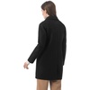 image:imageAllegra K Womens Notched Lapel Peacoat Double Breasted Trench Winter Coat  Raglan Long Sleeve Outerwear Elegant Overcoat Pockets Fully lined Work Office Business CasualBlack