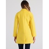 image:imageAllegra K Womens Notched Lapel Peacoat Double Breasted Trench Winter Coat  Raglan Long Sleeve Outerwear Elegant Overcoat Pockets Fully lined Work Office Business CasualYellow