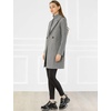 image:imageAllegra K Womens Notched Lapel Peacoat Double Breasted Trench Winter Coat  Raglan Long Sleeve Outerwear Elegant Overcoat Pockets Fully lined Work Office Business CasualGrey