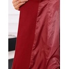image:imageAllegra K Womens Winter Pea Coats Shawl Lapel Double Breasted Overcoat  Elegant Warm Outfit Long Sleeve Business Work Office Outerwear Aline Trench Coat DailyDark Red