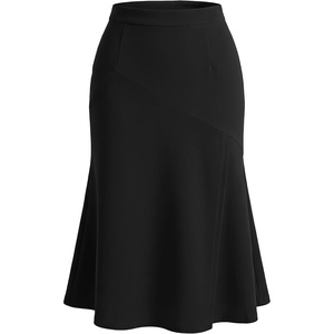 image:imageAllegra K Fishtail Skirt for Women Panel Business Causal Fitted Skirts  High Waist Fare Skirt Stretchy Office Work Elegant Dressy CasualBlack