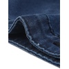 image:imageAllegra K Womens Cropped Denim Jacket Short Cap Sleeve Button Down Summer Casual Crop Jean JacketDark Blue