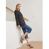 image:imageAllegra K Womens Open Toe Slide on Strappy Stiletto Heels Black Sandals 8 M US