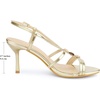 image:imageAllegra K Womens Sandal Strappy Gold Stiletto Heel 95 M US  95 Gold