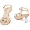 image:imageAllegra K Womens Gladiator Strappy TStrap Stiletto Heels Beige Sandals 7 M US