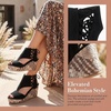 image:imageAllegra K Women Plaid Side Zipper LaceUp Peeptoe Platform Sandals  Perforated upper with rhinestones Air circulation keeps feet cool Classic preppy charm Tie designBlack