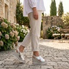 image:imageAllegra K Women Solid Color Plaid Hollowout Buckle Platform Sandals  Peeptoe design with adjustable strap Comfortable platform Summer Openwork upper Stylish and versatileSilver