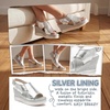 image:imageAllegra K Women Solid Color Plaid Hollowout Buckle Platform Sandals  Peeptoe design with adjustable strap Comfortable platform Summer Openwork upper Stylish and versatileSilver
