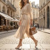image:imageAllegra K Womens Gladiator Strappy TStrap Stiletto Heels Beige Sandals 6 M US