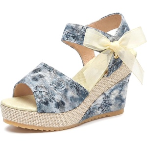 image:imageAllegra K Women Faux Leather Camouflage Laceup Platform Peeptoe Sandals  413inch heel Cushioned comfort Street style photoshoot Cool heightenhancing look Peeptoe designBlack1