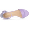 image:imageAllegra K Womens Open Toe Low Block Heel Ankle Strap Purple Sandals 6 M US
