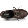 image:imageAllegra K Womens Platform Lace Up Chunky Heel Ankle BootsCoffee