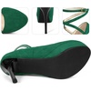image:imageAllegra K Womens Platform Stiletto High Heels Ankle Strap PumpsGreen