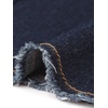 image:imageAllegra K Womens Casual Jean Skirt Raw Hem Stretch High Waist Denim Skirts  Below the Knee Classic Denim Fabric H Line Trendy Fashion Casual Midi Length Western OutiftsNavy Blue