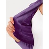 image:imageAllegra K Long Sleeve Velvet Shrug Top for Womens Open Front Cocktail Party Cropped Bolero CardiganPurple