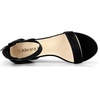 image:imageAllegra K Womens Ankle Strap Block Low Heel Sandal  Casual SandalsBlack