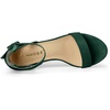 image:imageAllegra K Womens Ankle Strap Block Low Heel Sandal  Casual SandalsGreen