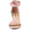 image:imageAllegra K Womens Ankle Strap Block Low Heel Sandal  Casual SandalsLight Pink