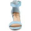 image:imageAllegra K Womens Ankle Strap Block Low Heel Sandal  Casual SandalsSky Blue