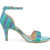 image:imageAllegra K Womens Glitter Ankle Strap Stiletto Heel Sandals  Party SandalsGradient