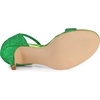 image:imageAllegra K Womens Glitter Ankle Strap Stiletto Heel Sandals  Party SandalsGreen
