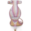 image:imageAllegra K Womens Glitter Ankle Strap Stiletto Heel Sandals  Party SandalsHot Pink