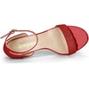 image:imageAllegra K Womens Glitter Ankle Strap Stiletto Heel Sandals  Party SandalsRed