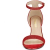 image:imageAllegra K Womens Glitter Ankle Strap Stiletto Heel Sandals  Party SandalsRed