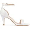 image:imageAllegra K Womens Glitter Ankle Strap Stiletto Heel Sandals  Party SandalsWhite