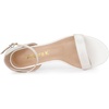 image:imageAllegra K Womens Glitter Ankle Strap Stiletto Heel Sandals  Party SandalsWhite