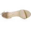 image:imageAllegra K Womens Open Toe Block Heel Ankle Strap Sandals  Party SandalsBeige