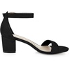 image:imageAllegra K Womens Open Toe Block Heel Ankle Strap Sandals  Party SandalsBlack