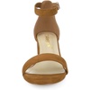 image:imageAllegra K Womens Open Toe Block Heel Ankle Strap Sandals  Party SandalsBrown
