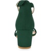 image:imageAllegra K Womens Open Toe Block Heel Ankle Strap Sandals  Party SandalsEmerald Green